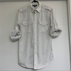 Express Long Sleeve Button Up - Fitted